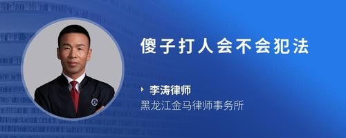 傻子打人会不会犯法