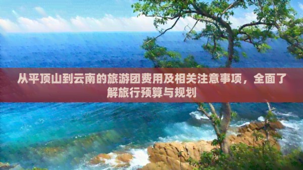 从平顶山到云南的旅游团费用及相关注意事项，全面了解旅行预算与规划