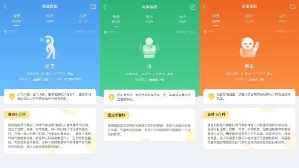  加深天气场景化服务探索 墨迹天气伴用户舒适过冬