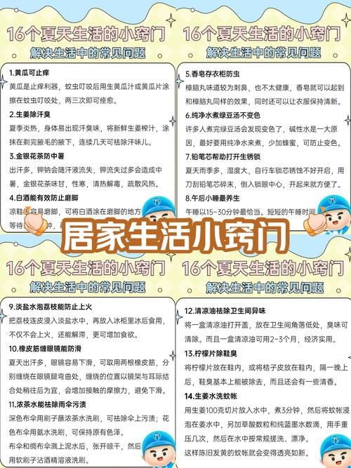 生活小百科,日常生活中的小窍门与知识