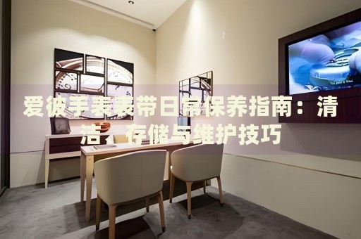 爱彼手表表带日常保养指南：清洁、存储与维护技巧 手表维修知识库