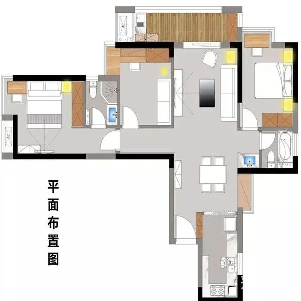 花10万改造100平三居室旧房,现代风格太漂亮,邻居以为走错门了!-王家湾中央生活区装修