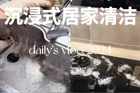 120S沉浸式清洁厨房大扫除在线解压 家务还是看别人干比较爽好久没有打扫厨房了，今日份KPI厨房清洁打扫卫生就是这么易如反掌～你们没有清洁妙招啊，欢迎留言评论啊‍❤️‍ #沉浸式 #沉浸式清洁 #打扫卫生 #家务优等生 #沉浸式打扫视频封面
