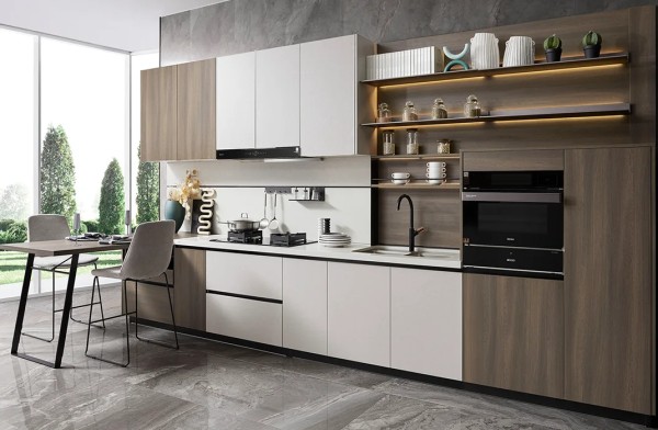 small-one-wall-white-and-wood-kitchen-cabinets-open-design