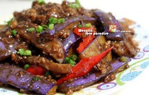 酱香肉末烧茄子