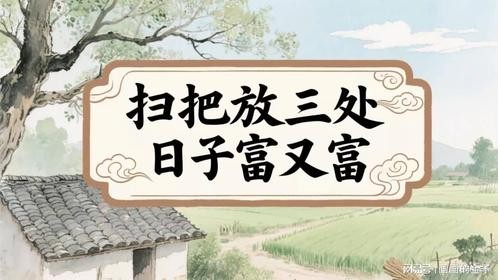 农村这句俗语啥讲究？“扫把放三处” 的正确方法