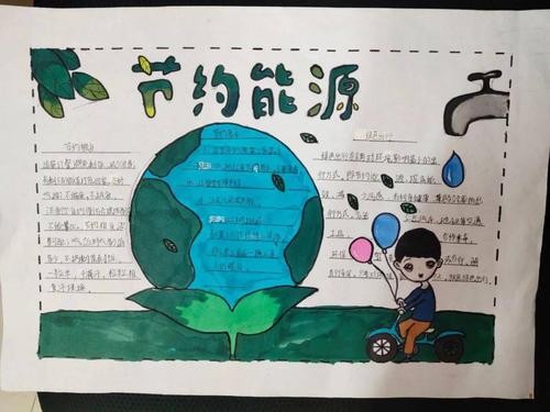 倡导绿色生活理念近日张家湾镇中心小学开展了节约能源手抄报制作