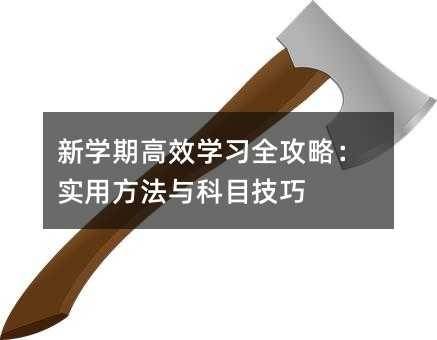 新学期高效学习全攻略：实用方法与科目技巧