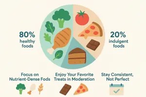 减肥并与80/20规则保持不变