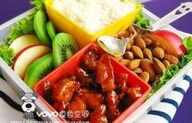 樱桃肉饭便当