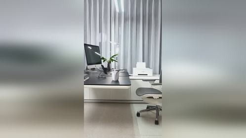 AILINK爱琳升降A8悬浮办公台，站坐随心换，总裁级办公体验