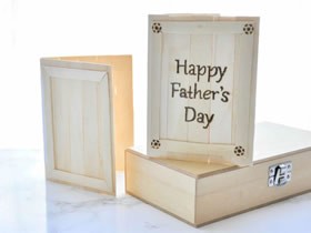 怎么做环保父亲节贺卡 冰棍棒贺卡手工制作