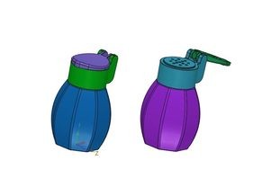开盖透明玻璃调味罐调料罐