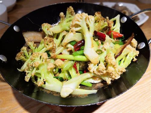 干锅花菜