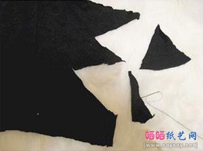 可爱的猫爪手套制作教程步骤4-m.saybb.net
