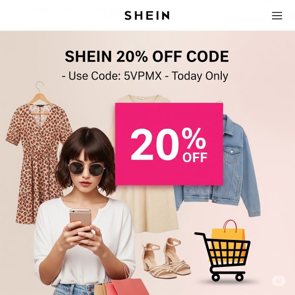 SHEIN 60% 折扣代码有效 – 立即轻松省钱
