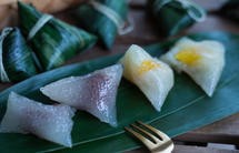水晶西米粽