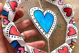 自制漂亮的花环DIY手工制作图片