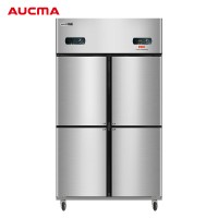 澳柯玛(AUCMA) 厨房冰箱VCF-650D 冷藏冷冻双温四门冰箱4开门大容量冷柜饭店后厨冷藏冷冻展示柜食品储藏箱