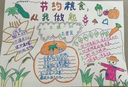 节约粮食手抄报内容文字节约粮食手抄报内容文字50字