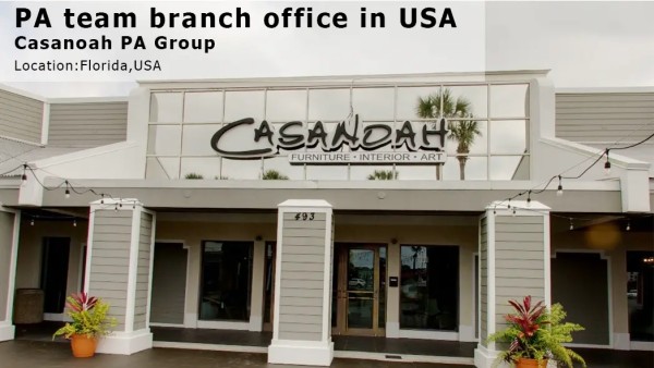 PA team branch office in USA