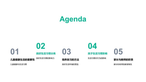 儿童健康生活讲座模板_第2页