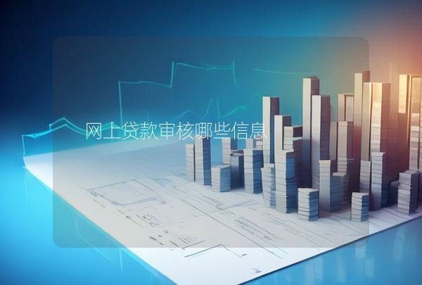 网上贷款审核哪些信息