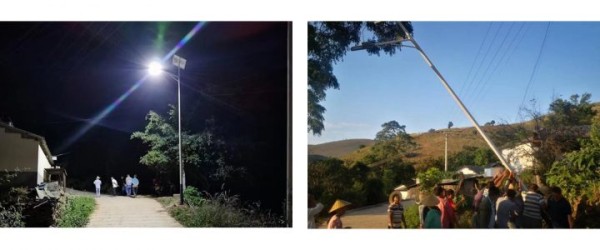 Street light in the village, Baoshan Yunnan