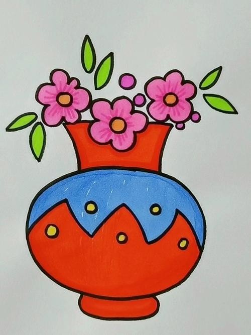 简笔画花瓶 简笔画 简笔画教程