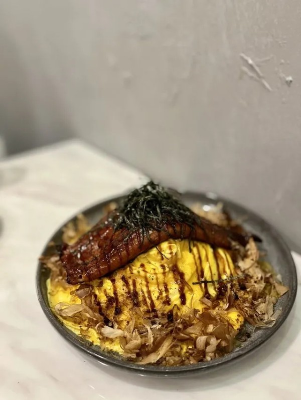 燒鰻魚蛋包意大利飯