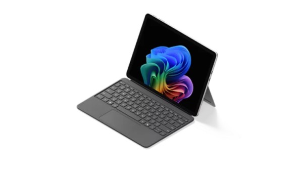 12 英寸 Windows 11 AI+ PC，Surface Pro | Snapdragon 的渲染图。