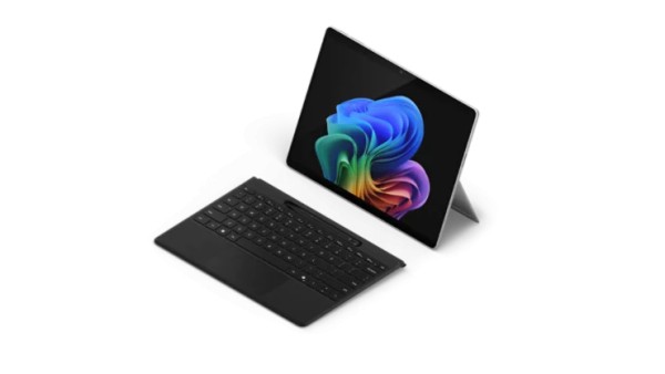 13 英寸 Snapdragon 版 Windows 11 AI+ PC，Surface Pro 的渲染图。