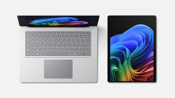 带有保修和保护计划官方徽标的 Surface 系列渲染图