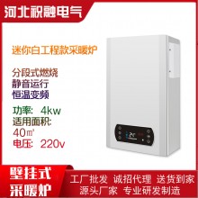 祝融制造壁挂采暖炉集中供暖煤改电项目4-24kw供暖面积40-240平米地暖暖气片家用商用学校工厂游泳池