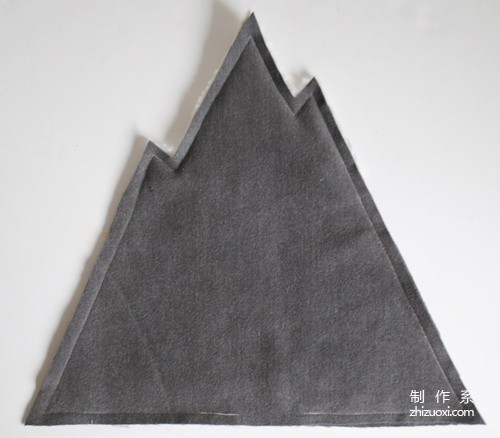手工DIY礼品雪山枕作品