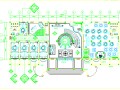 某餐厅室内装修CAD平面图