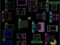 室内装修CAD家具图库（平面图）