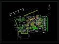 某学院CAD景观绿化植物配置平面图