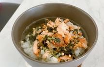 超简易三文鱼茶泡饭