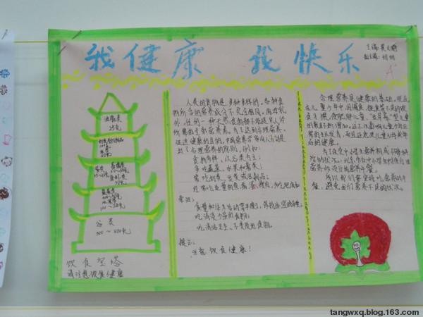这组是关于健康的手抄报.