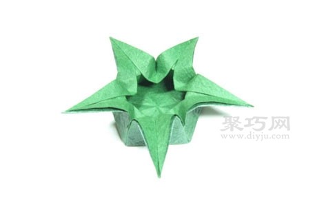 五花瓣盒子折纸教程