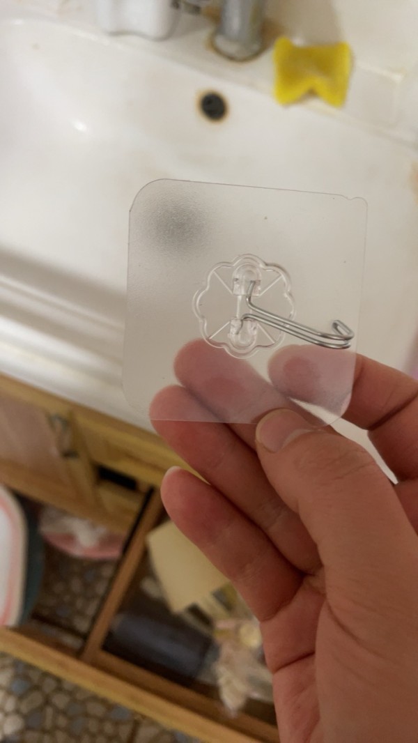[一个装]挂钩粘胶强力免打孔壁挂墙面上门后挂衣钩承重厨房无痕粘贴钩子晒单图