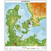 Danmarkskort med kortlister