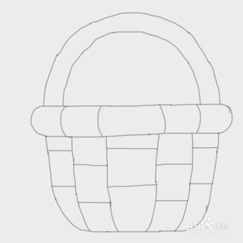 漆篮简笔画