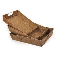 简约收纳篮 草编收纳筐8028