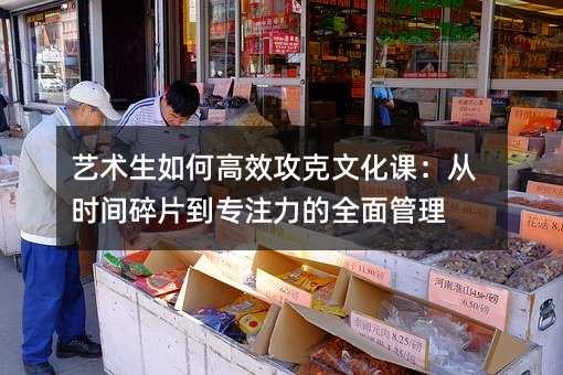 艺术生如何高效攻克文化课：从时间碎片到专注力的全面管理