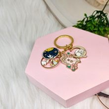 套装金属钥匙扣定制 烤漆珐琅钥匙挂件 卡通动漫钥匙扣定做