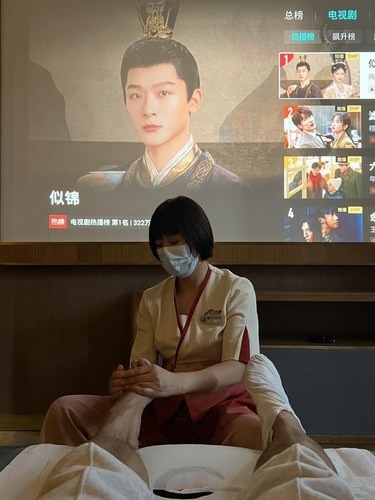 从脚到全身的放松感，可以说不摆了[点赞]
