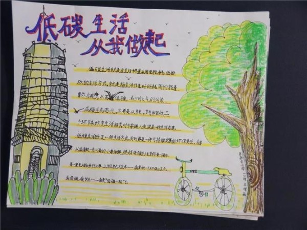 抄报手抄报版面设计图通州区第二届节能低碳主题手抄报投票开始啦请戳