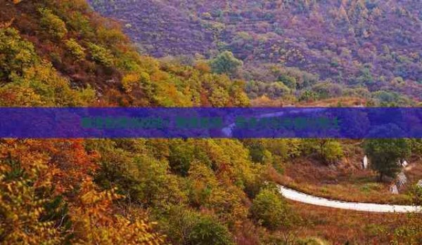 商洛自驾游攻略：路线推荐、景点介绍与旅行贴士